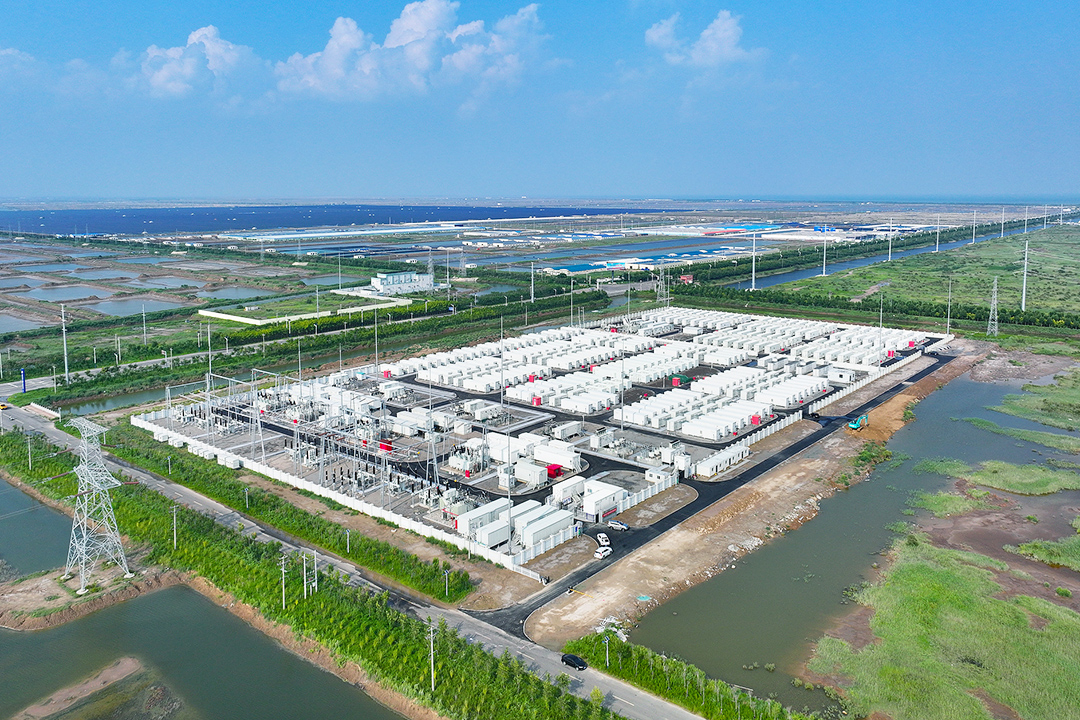 An energy storage project in Dongying, East China’s Shandong province on Aug. 22. Photo: VCG