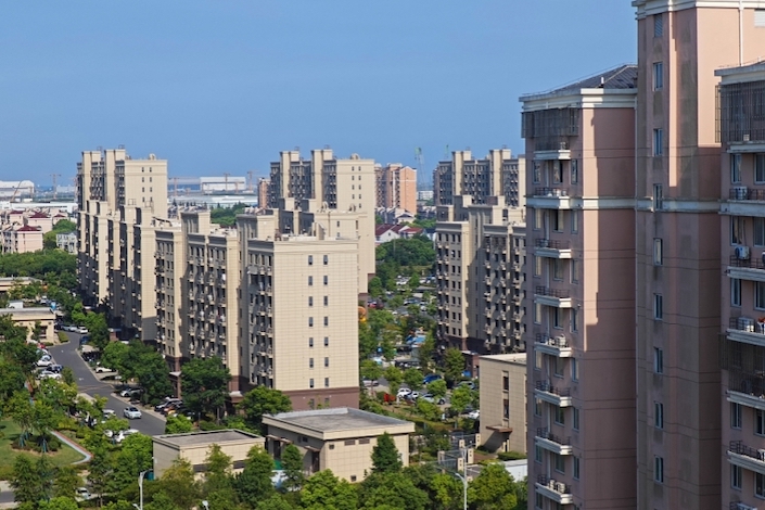 A residential community in Pudong district, Shanghai.